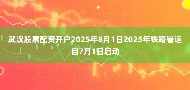 武汉股票配资开户2025年8月1日2025年铁路暑运自7月1日启动